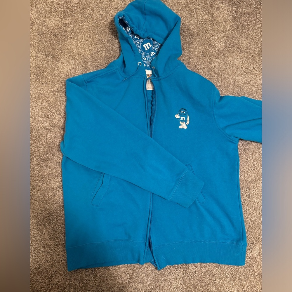 M&M’s world zip up sweatshirt 2XL